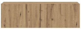 vidaXL Επίτοιχο ντουλάπι τηλεόρασης Artisan Oak 80x30x30 cm