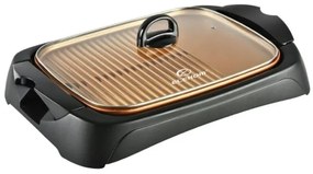 Elekom Ηλεκτρική ψησταριά Teppanyaki EK-13 GM, 1800 W, Με καπάκι, αντικολλητική πλάκα