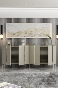 Stewehome Κονσόλα με ντουλάπι και πόρτα 180x35x78 cm