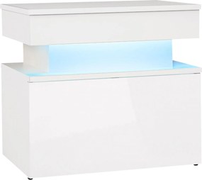Κομοδίνο Glossa 1S με LED-Leuko Gualistero