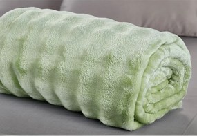 Κουβέρτα Fleece Μονή (160x220) Whitegg KB158 Λαχανί