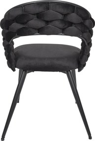 ΚΑΡΈΚΛΕΣ &amp; ΠΟΛΥΘΡΌΝΕΣ SAWYER CHAIR BLACK A1 HD0359