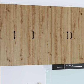 vidaXL Κρεμαστό ντουλάπι κουζίνας Artisan Oak 40 x 31 x 100 εκ.