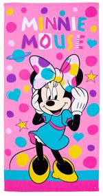Παιδική Πετσέτα Θαλάσσης Microfiber (70x140) Dimcol Minnie 94 Pink-Multi