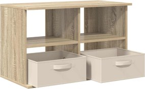 vidaXL Βάση τηλεόρασης με συρτάρι Δρύς Sonoma 79 x 40 x 48 εκ