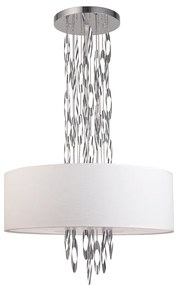 Φωτιστικό Κρεμαστο Aca EG4205PCH CASCADA Ασημί (Silver Coloured)