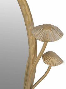 Artekko Mushroom Καθρέφτης Τοίχου Μέταλλο/Γυαλί Χρυσό (87x90x7)cm