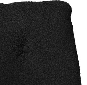 vidaXL Πολυθρόνα Μαύρο 69 x 74 x 93 εκ. Υφάσματος Sherpa
