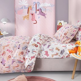 Σεντόνια Μονά (Σετ) Guy Laroche Jungle Pink