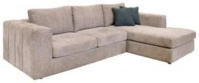 ΚΑΝΑΠΕΣ Fylliana Mondiva ΔΕΞΙΑ ΓΩΝΙΑ ΜΠΕΖ ΧΡΩΜΑ 280x180x83εκ 831-225-034