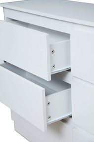 Συρταριέρα Juniper 6S-Leuko