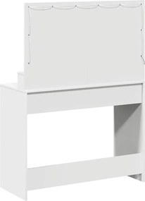 vidaXL Τραπέζι περιποίησης Λευκό 100 x 41 x 135 εκ. Επεξεργασμένο ξύλο