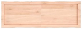 vidaXL Επιφάνεια Τραπεζιού 140x60x(2-6)εκ Ακατέργαστο Μασίφ Ξύλο Δρυός
