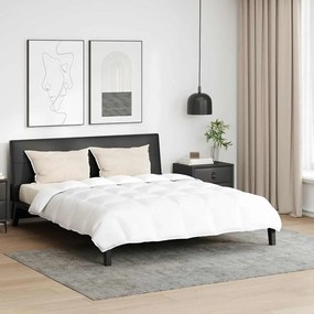 vidaXL Σετ Παπλωμάτων με μαξιλάρι 3 pcs Λευκό Φτέρος