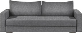 Καναπές Kleio Τριθέσιος-195φ 80β εκ.-Γκρι