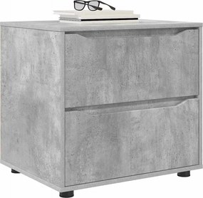 vidaXL Ντουλάπι αποθήκευσης Σκυρόδεμα Γκρι 60 x 48 x 57 εκ