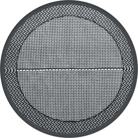vidaXL Χαλί εξωτερικού χώρου ARAKIL γκρι Ø160 cm PP