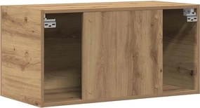 vidaXL Ντουλάπι Τοίχου Αρτισιανή Δρυς 80x39x40 εκ. Επεξεργασμένο Ξύλο