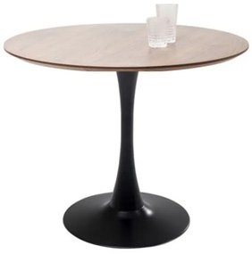 Τραπέζι Schickeria Καφέ/Μαύρο 110x110x72 εκ.