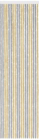 vidaXL Κουρτίνα εντόμων Chenille Γκρι και Μπεζ 56 x 200 cm 100% PP