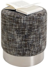 Σκαμπό Berry High Ύφασμα Γκρι 39x39x47εκ. - Γκρι