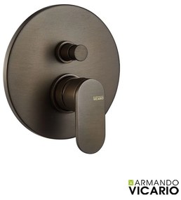 Armando Vicario SLIM Μίκτης εντοιχισμού 2 εξόδων με εκτροπέα Tuscany Brass