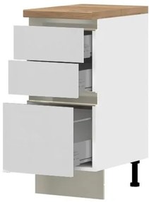 Επιδαπέδιο ντουλάπι Trinity R40-3M BOX-Leuko Gualistero - 40.00Χ58.00Χ90.50cm