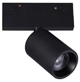 Σποτ Μαγνητικής Ράγας Kona VK/04376/B/12/DALI 48V LED 11W 3000K 1156lm 24° CRI>90 IP20 Dimmable Dali Black VKLed