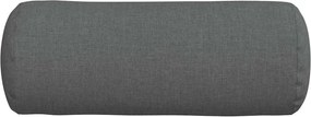 vidaXL Μαξιλάρια Στήριγμα 2 pcs Σκούρο Γκρι Ø 15 x 40 εκ ύφασμα