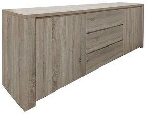 Μπουφές Kalya σε sonoma απόχρωση 220x49x89.5εκ 220x49x89.5 εκ.