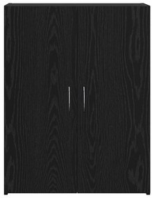 vidaXL Γραφείο Ντουλάπι Μαύρη δρυς 60 x 32 x 77.5 Επεξεργασμένο ξύλο