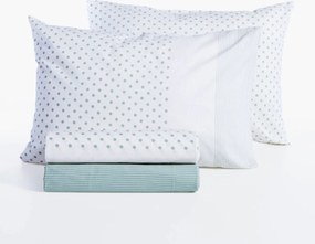 Σεντόνια Υπέρδιπλα (Σετ) Nef-Nef Homeware Smart Donter 26 Ecru - Green