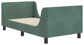 vidaXL Κρεβάτι Παιδικής Κρεβατοκάμαρας με Κεφαλάκι Θαλασσί 80 x 160 cm