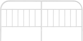 vidaXL Ανταλλακτικό κεφαλάρι Λευκό 193 εκ. Μεταλλικό