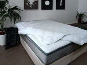 Stewehome Πάπλωμα μονό από μικροΐνα με γέμιση σιλικόνης Λευκό 155x215 cm