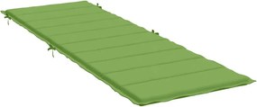 vidaXL Μαξιλάρι Ξαπλώστρας Πράσινο 186x58x4 εκ. Ύφασμα