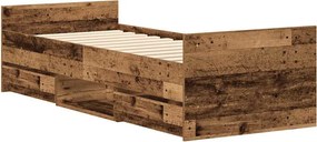 vidaXL Πλαίσιο κρεβατιού χωρίς στρώμα 90x200 εκ. Επεξεργασμένο Ξύλο