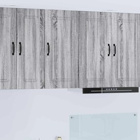 Ντουλάπα Κουζίνας με ράφι Γκρίζο Σονομα 40 x 31 x 80 εκ.