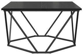 vidaXL Τραπεζάκι σαλονιού Μαύρη δρυς 80 x 80 x 45 cm