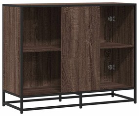 Sideboard καφέ δρυς 94x35x76 cm Κατασκευασμένο ξύλο - Καφέ