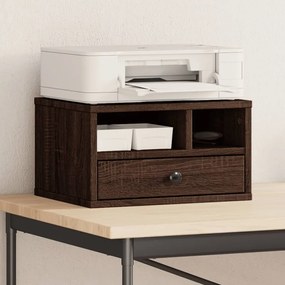 vidaXL Βάση Εκτυπωτή Καφέ Δρυς 40x32x22,5 εκ. από Επεξεργασμένο Ξύλο