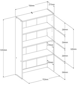 Κρεμαστή ραφιέρα Soria