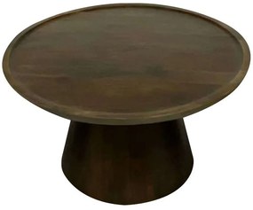 Τραπέζι Σαλονιού Aliki 297-000012 Φ90x40cm Walnut