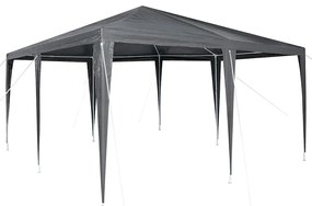 vidaXL Σκηνή Πάρτυ Γκρι και Λευκό 400 x 400 x 266 εκ