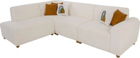 Corner Sofa S-Loft Left - White White