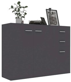 vidaXL Μπουφές Γκρι 105 x 30 x 75 εκ. από Επεξ. Ξύλο