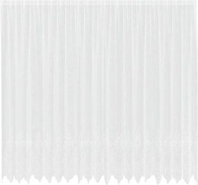 vidaXL Κουρτίνα Δαντέλας Λευκό 300 x 500 cm Πολυεστέρας