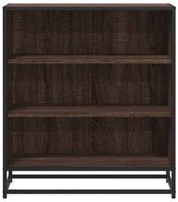 vidaXL Sideboard καφέ δρυς 68x35x76 cm Κατασκευασμένο ξύλο και μέταλλο