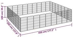 ΚΛΟΥΒΙ ΣΚΥΛΟΥ 32 ΠΑΝΕΛ ΜΑΥΡΟ 50X100 ΕΚ. ΑΤΣΑΛΙ ΜΕ ΒΑΦΗ ΠΟΥΔΡΑΣ 3115964