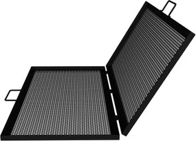 VEVOR Square Cooking Grate Fire Pit Grill Grate w/ X Marks Foldable 36" x 36"